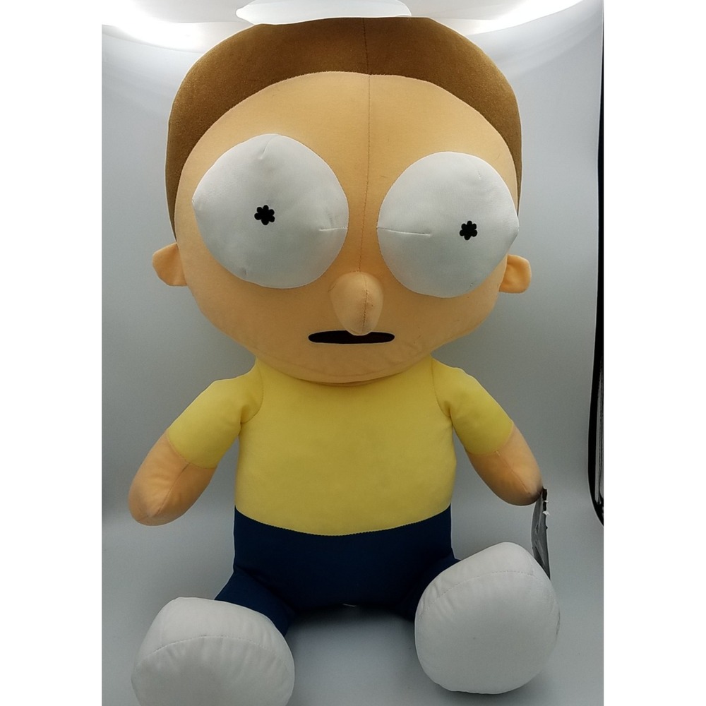 Rick and Morty Jumbo Plush Stuffed Toy Factory Morty 23"‎ Adult Swim TAGS